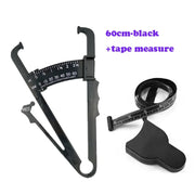 2-Piece Body Fat Caliper & Measuring Tape Set – Accurate Skinfold Calipers & BMI Tape Measure for Fitness, Body Composition & Weight Loss
