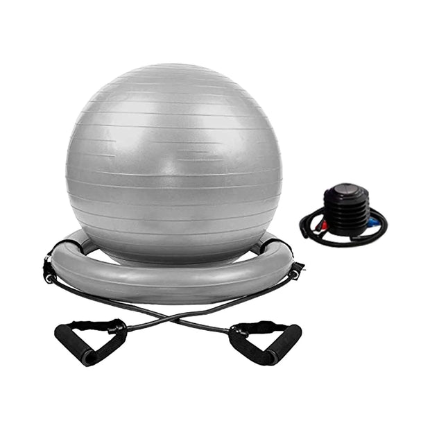 Yoga Ball Chair Kit PVC Heavy Duty Universal with Pump with Inflatable Base