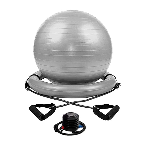 Yoga Ball Chair Kit PVC Heavy Duty Universal with Pump with Inflatable Base
