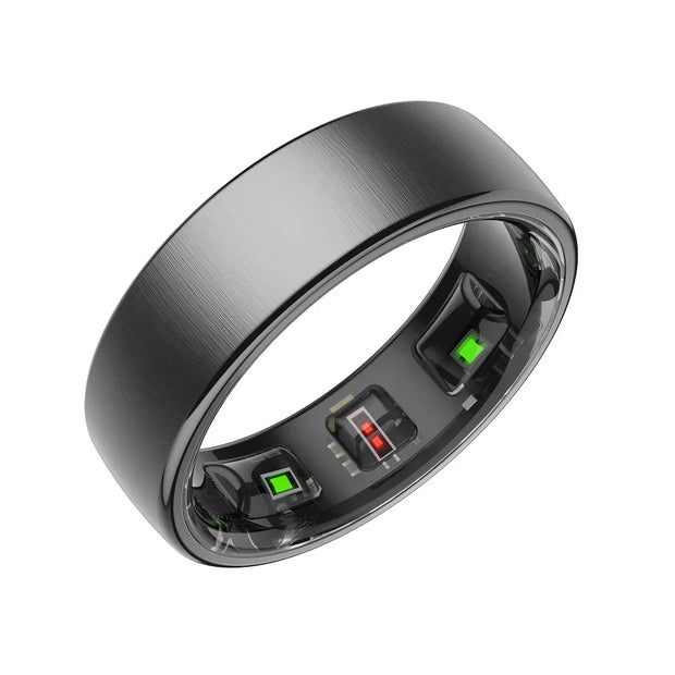 2025 New AI Ring R10 for Women Men Qring Stainless Steel Smart Ring Sleep Tracker Fitness Health Monitor in Iphone Android
