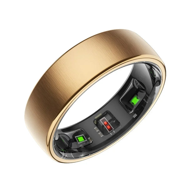 2025 New AI Ring R10 for Women Men Qring Stainless Steel Smart Ring Sleep Tracker Fitness Health Monitor in Iphone Android