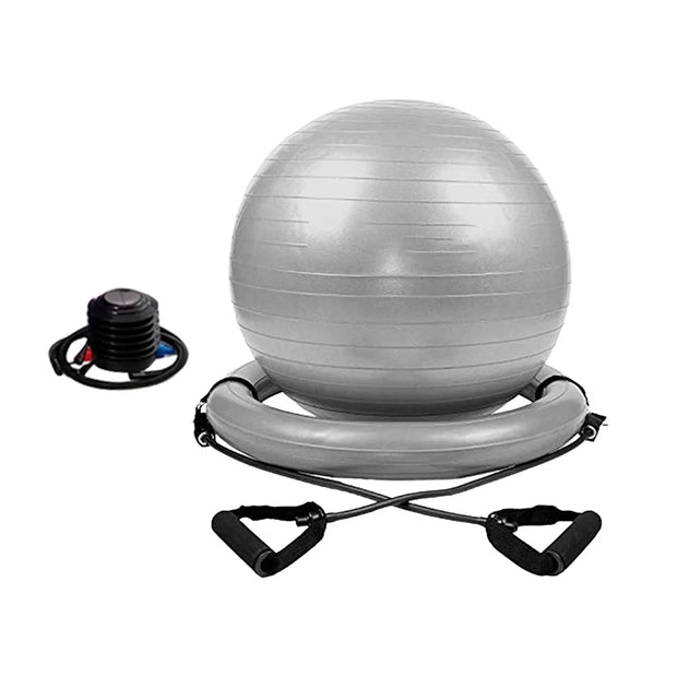 Yoga Ball Chair Kit PVC Heavy Duty Universal with Pump with Inflatable Base